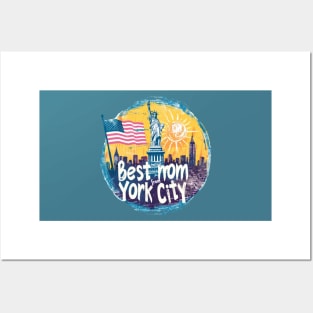 Best Mom From New York City, mothers day gift ideas, i love my mom Posters and Art